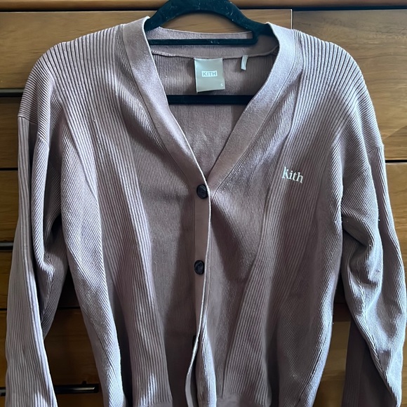 Kith brown sweater button up - Picture 1 of 8